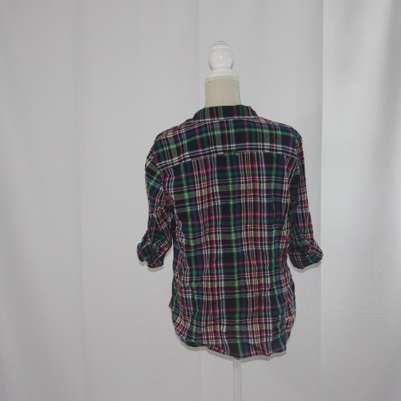 Tommy Hilfiger Plaid Button Down XL Shirt - Picture 3 of 8
